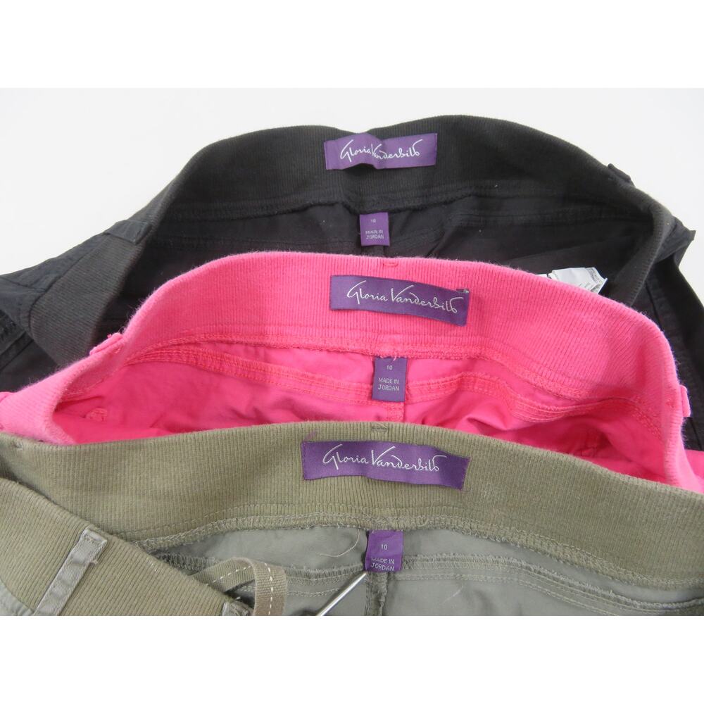 Gloria Vanderbilt Angelina Pants Capri lot of 3 Womens Sz 10 - Picture 6 of 7